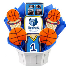 NBA1-MEM - Pro Basketball Bouquet - Memphis